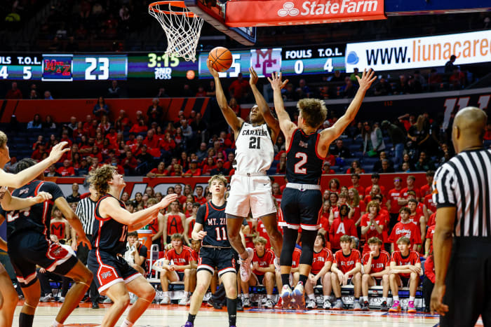 Mount Carmel Mt Zion Illinois boys basketball March 8 2024 Nate Latsch 26578